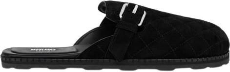 Moschino Gewatteerde suède sandaal