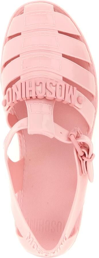 Moschino Jelly Sandalen met Lettering Logo - Foto 2