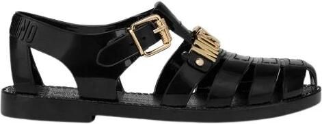 Moschino Jelly Sandalen met Lettering Logo