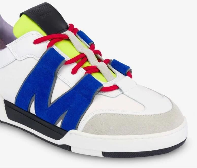 Moschino Kalfsleer en suède sneakers - Foto 2