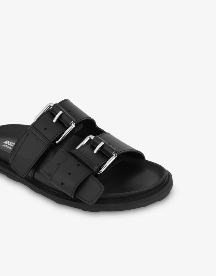 Moschino Kalfsleren Sandalen - Foto 2