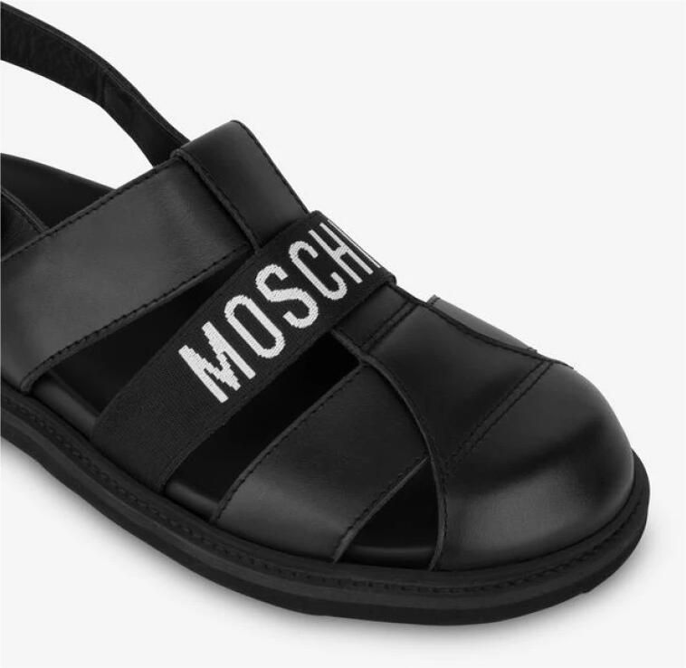 Moschino Kalfsleren Sandalen - Foto 2