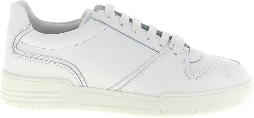 Moschino Stedelijke Leren Sneakers met Iconische Details - Foto 3