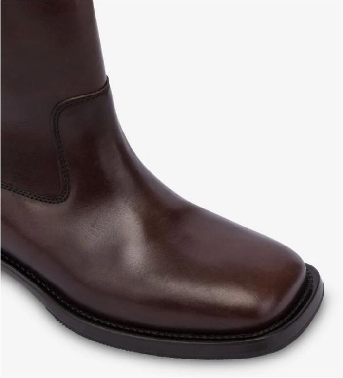 Moschino Kuitleren enkellaarsjes - Foto 2