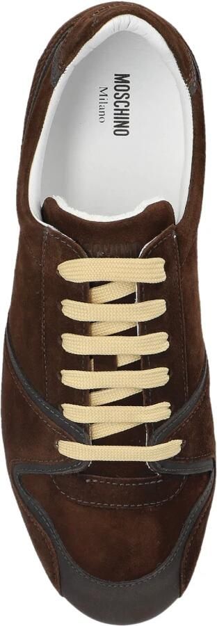 Moschino Lace-up Panelled Sneakers - Foto 2