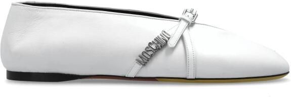 Moschino Leren Ballerina's