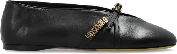 Moschino Leren ballerina's