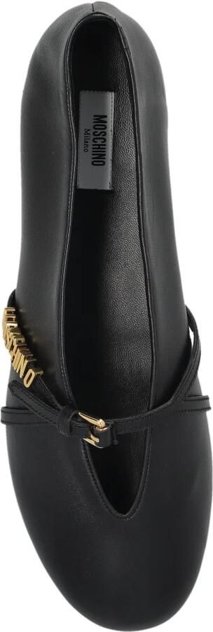 Moschino Leren ballerina's - Foto 4
