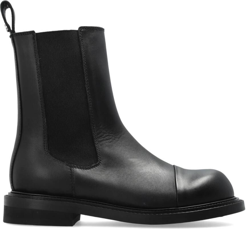 Moschino Leren Chelsea Laarzen