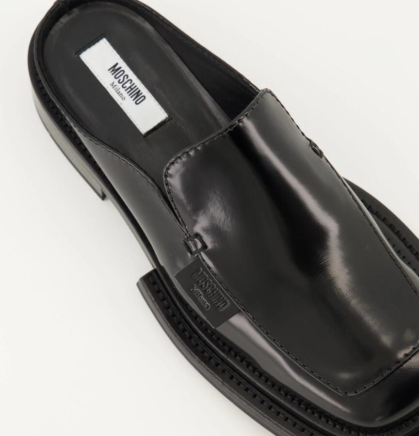 Moschino Leren Muiltjes Elegant en Comfortabel - Foto 3