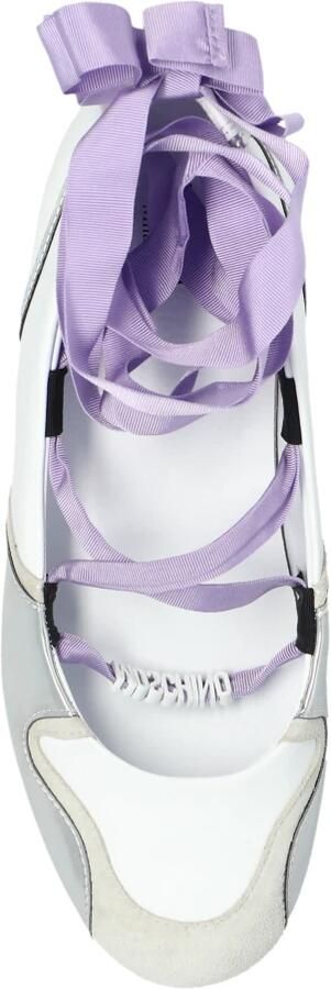 Moschino Leren Veterschoenen met Enkelband - Foto 2