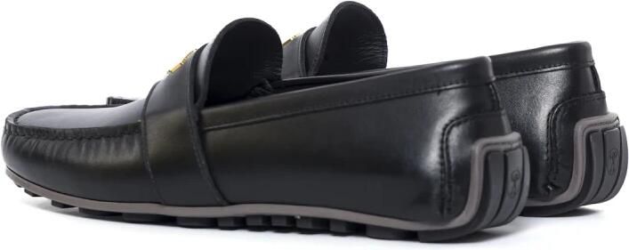 Moschino Zwarte Metallic Letter Auto Schoenen Black Heren - Foto 3