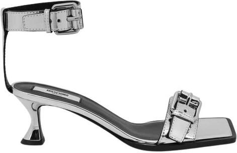 Moschino Mirror effect sandals