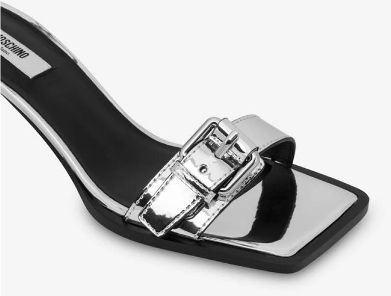 Moschino Mirror effect sandals - Foto 2