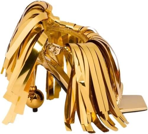 Moschino Mirror Effect Sandals