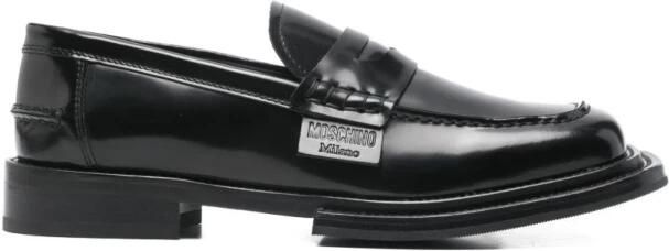 Moschino Penny leren loafers
