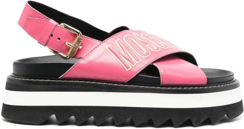 Moschino Sandalen Pink Slingback Sandals in roze - Foto 2