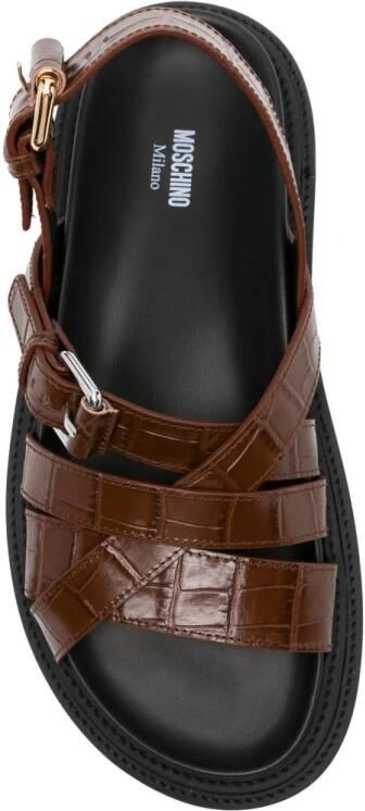 Moschino Platte sandalen - Foto 2