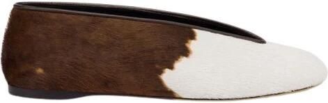 Moschino Pony Skin Ballerina's