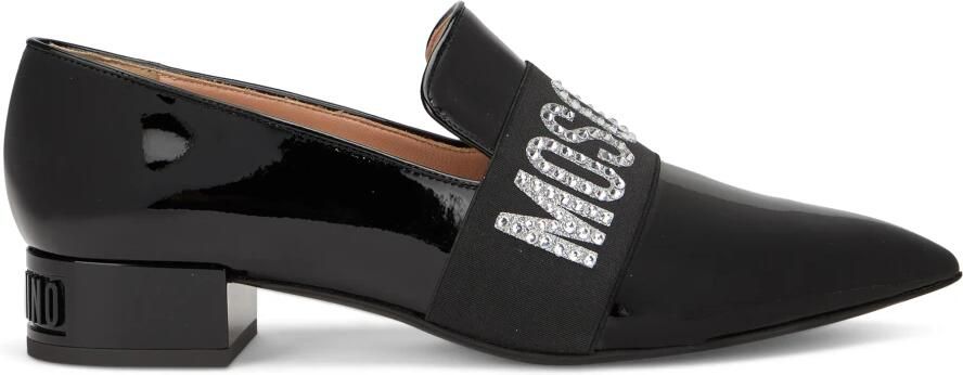 Moschino Puntige Loafers met Lage Hak en Logo