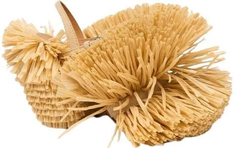 Moschino Raffia Sandalen