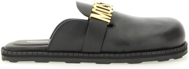 Moschino Sabot met logobekleding
