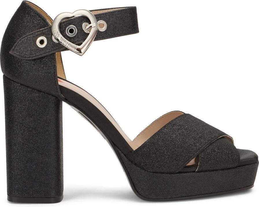 Moschino Sandaal met plateauzool en hoge hak