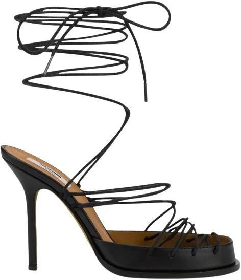 Moschino Sandalen met hoge vetersluiting