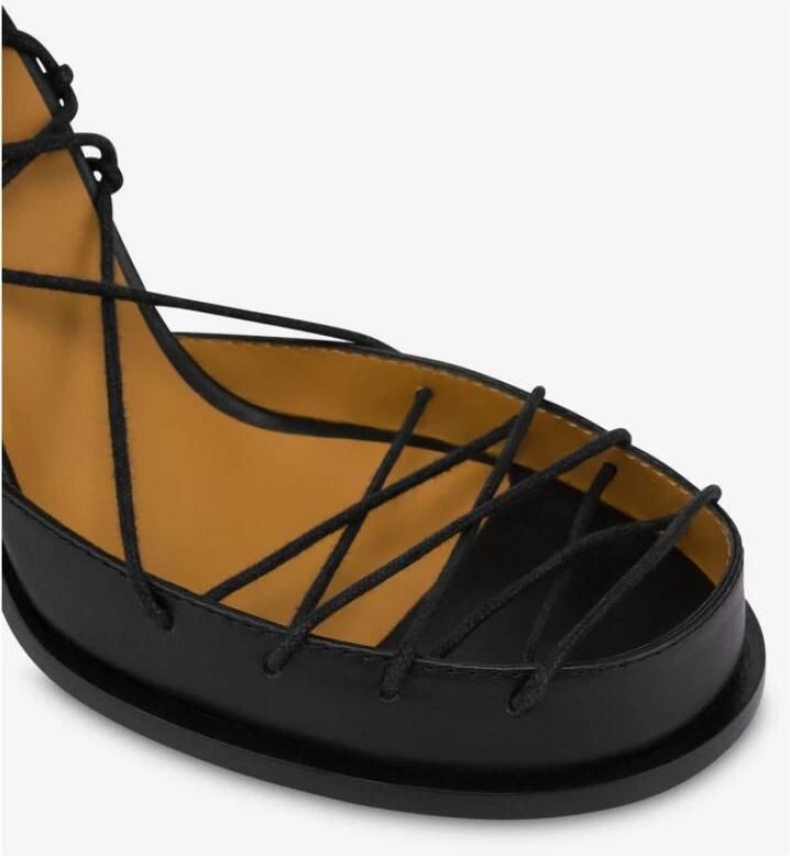 Moschino Sandalen met hoge vetersluiting - Foto 2