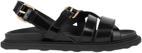 Moschino Sandalen van geborsteld kalfsleer