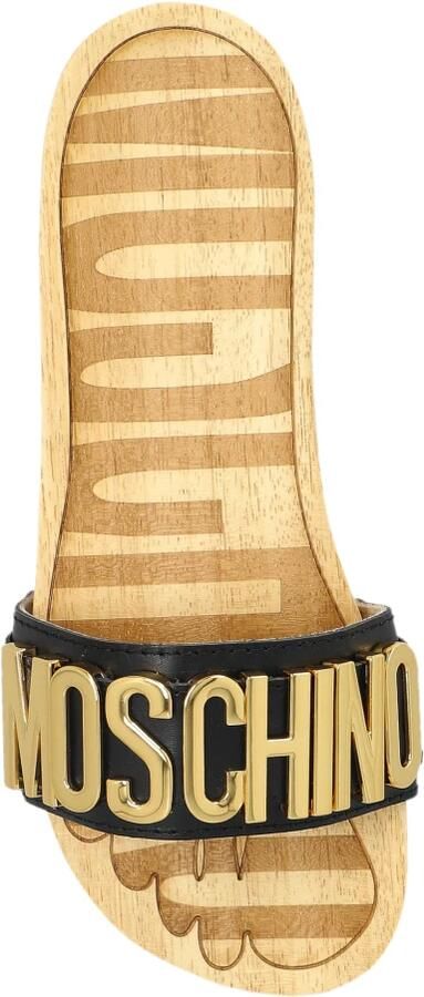 Moschino Sandalen van kalfsleer en hout - Foto 2
