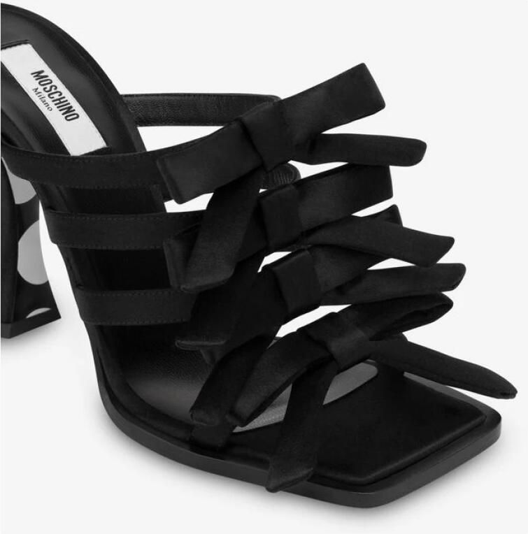 Moschino Satijnen Sandalen - Foto 2