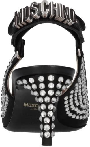 Moschino Slingback Pumps van stof en strassteentjes - Foto 5
