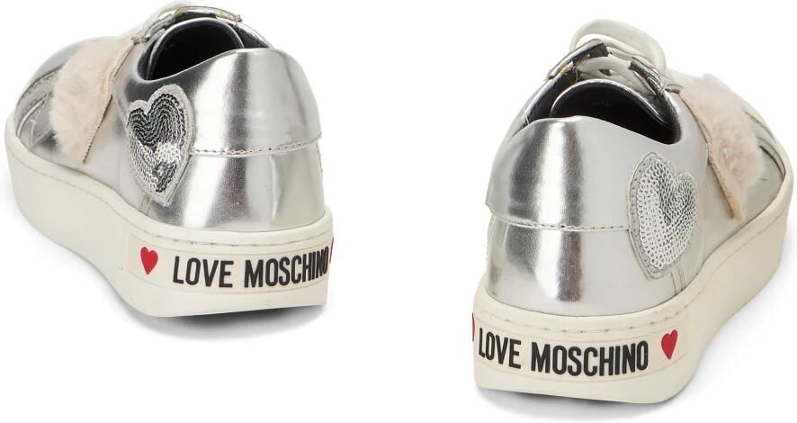 Moschino Sneakers met bontdetail - Foto 3