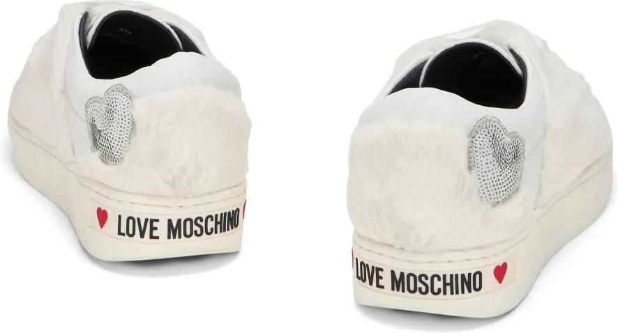 Moschino Sneakers met details van imitatiebont - Foto 2