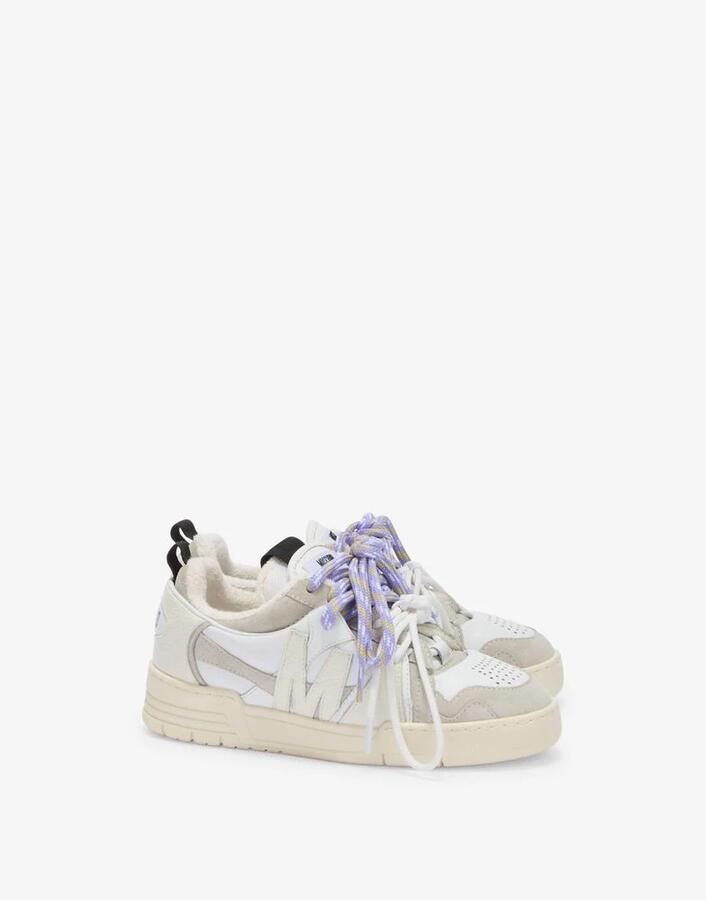 Moschino Sneakers van kalfleder en suède - Foto 2