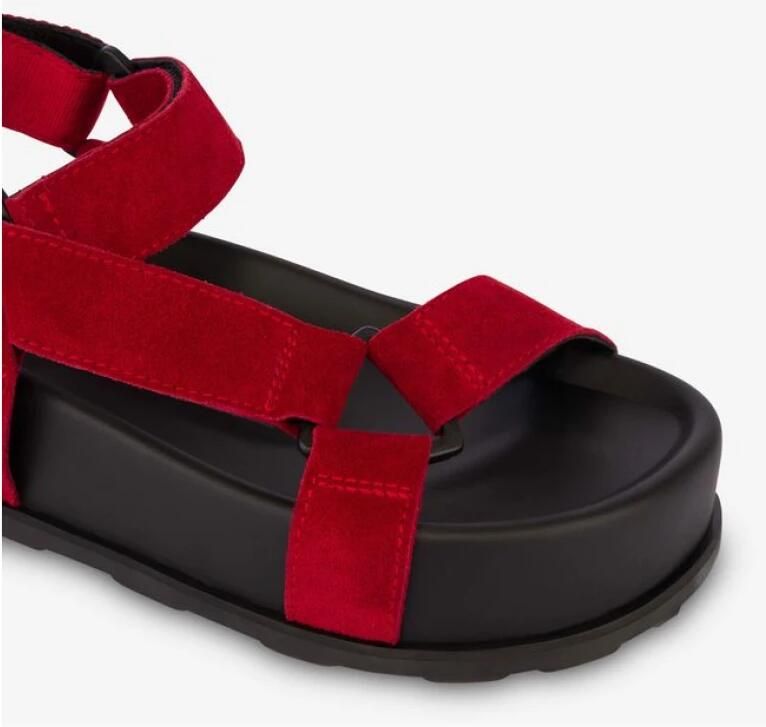 Moschino Sporty Suede Sandalen - Foto 2