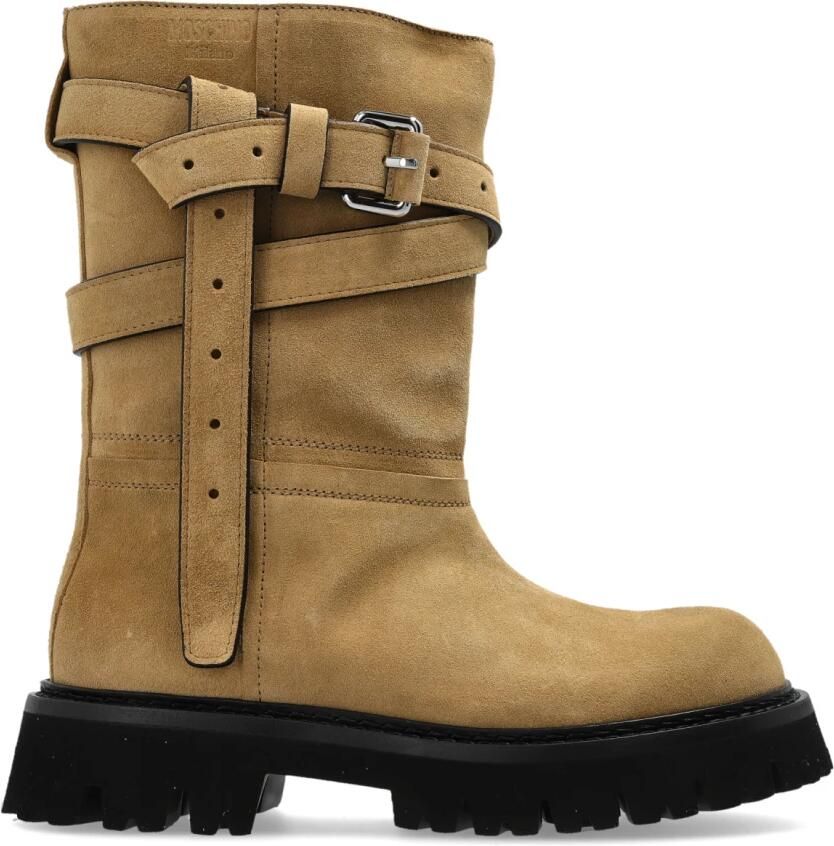 Moschino Suède Enkellaarsjes - Foto 2