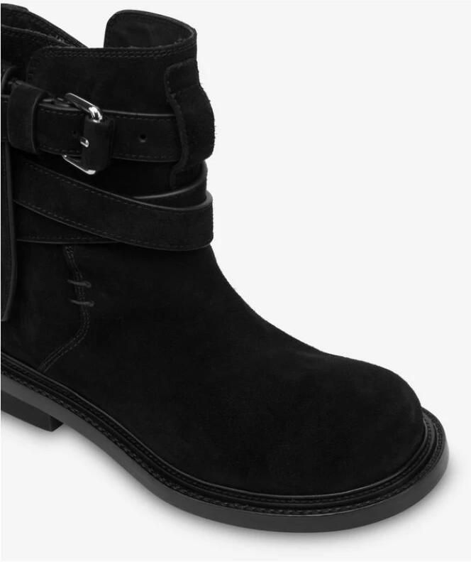 Moschino Suede Enkellaarsjes - Foto 2