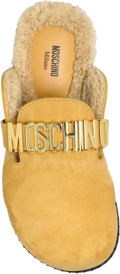 Moschino Suède Mules met Turtleneck en Logo - Foto 4