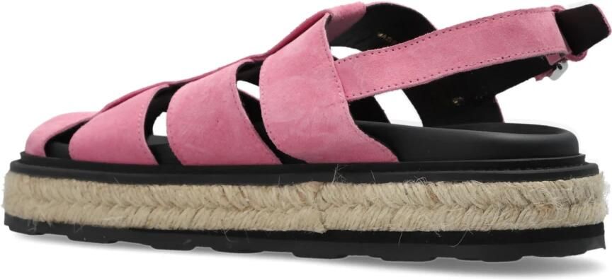 Moschino Suede Platform Sandalen - Foto 6