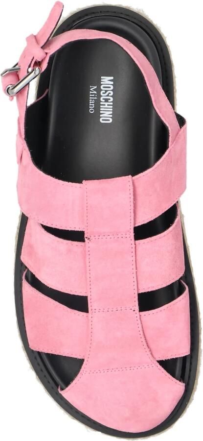 Moschino Suede Platform Sandalen - Foto 4