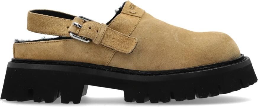 Moschino Suede Platform Shoes