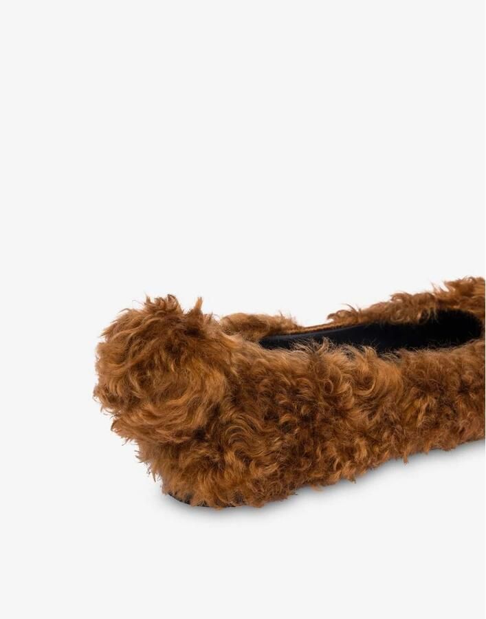 Moschino Teddybeer-effect Mohair Ballerina's - Foto 2