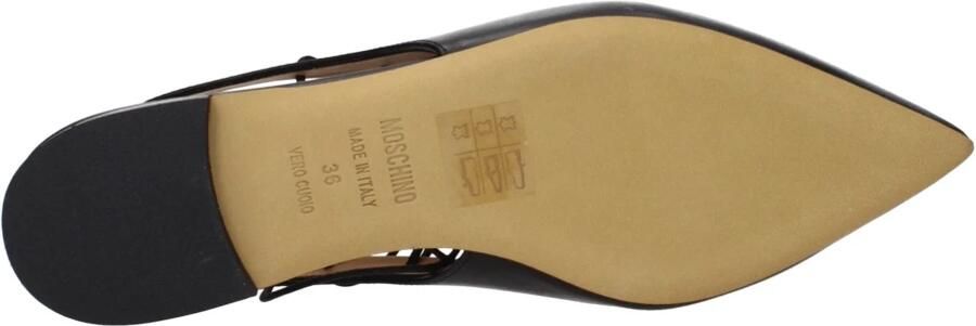 Moschino Zwarte Leren Sandalen - Foto 2