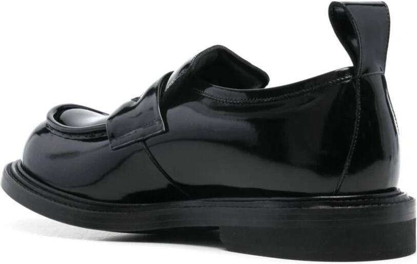 Moschino Zwarte Penny Slot Moc Stitching Schoenen - Foto 2