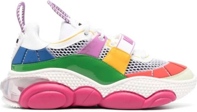 Moschino Multikleurige Casual Sneakers voor Mannen Multicolor Heren