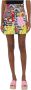 Moschino Patchwork Minirok met Vredessymbool Rits - Thumbnail 1
