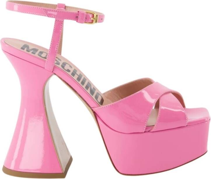 Moschino Sandales à plateforme Taille: 39 Couleur Presta: Rose Bestseller: 25 Roze Dames