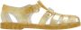 Moschino Trendy Platte Sandalen Yellow Dames - Thumbnail 1